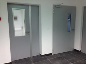 Техническая алюминиевая дверь GFTD835